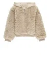 Moncler Hoodie With Logo In Neutral