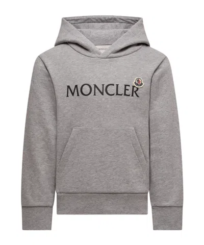 Moncler Hoodies In Gray