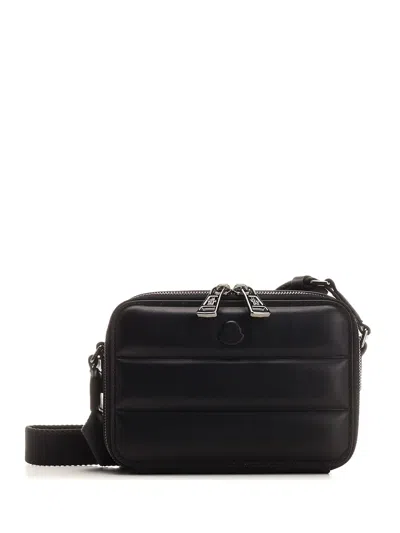 Moncler Horizontal Cross Body Bag In Black