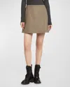 Moncler Houndstooth Plaid Mini Skirt In Miscellaneous