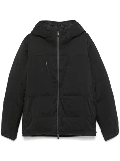 Moncler Hutte Jacket In Black