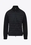 Moncler Cardigan Tricot Jacket Men In Black