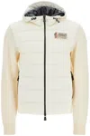 Moncler Hybrid Hooded Cardigan In White