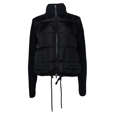 Pre-owned Moncler , Hybrid Padded Cardigan In Black