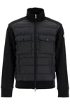 Moncler Long-sleeved Down Jacket In Black