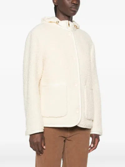 Moncler Hylesine Hooded Jacket In Neutral
