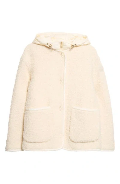 Moncler Hylesine Wool And Cotton-blend Down Jacket In Black