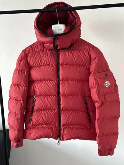 Pre-owned Moncler Hymalay Puffer Hooded Jacket Red