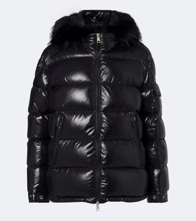 Moncler Hypolais Down Jacket In Black
