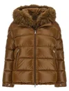 Moncler Hypolais Down Jacket In Brown