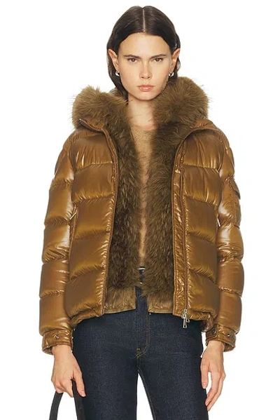 Moncler Hypolais Jacket In Burnt Caramel