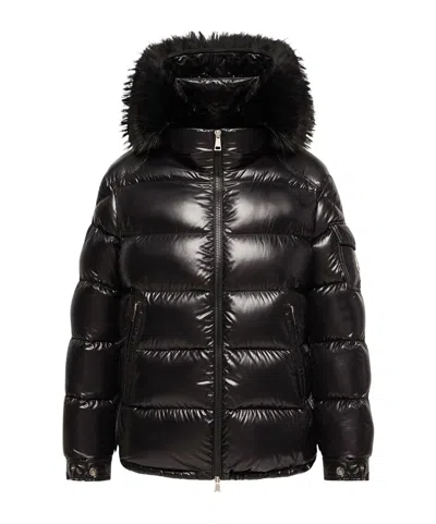 Moncler Hypolais Short Down Jacket In Black