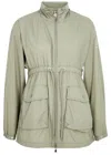 Moncler Iadi Nylon Parka In Sage