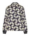 Moncler Iasone Graphic-print Hooded Jacket In Black