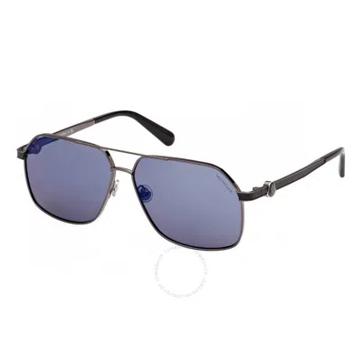 Moncler Icepol Smoke Navigator Men's Sunglasses Ml0264 08x 61 In Purple