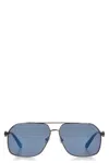 Moncler Icepol Squared Sunglasses In Blue