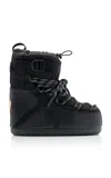 Moncler Icon Low Gaiter Snow Boots In Black