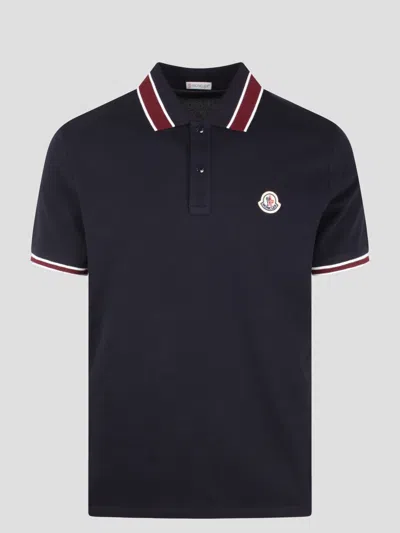 Moncler Iconic Polo In Black