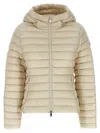 Moncler Ivory Ige Short Hooded Down Jacket