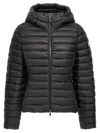 Moncler Polyamide Igelle Jacket High Collar Quilted In Black