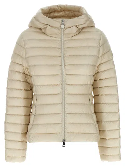 Moncler Ige Hooded Lightweight Short Down Jacket Clothing In Neutral