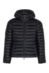 Moncler Ige Hooded Down Jacket In Blue