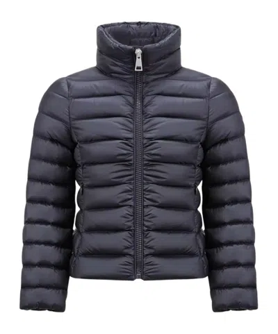 Moncler Kids' Ige Hooded Down Jacket In Blue