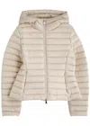 Moncler Ige Hooded Quilted Shell Jacket In Beige