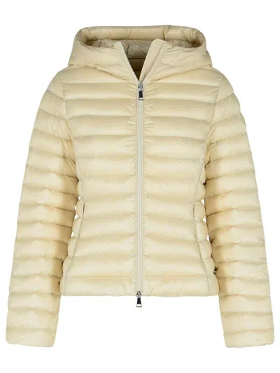 MONCLER MONCLER 'IGE' IVORY POLYAMIDE DOWN JACKET
