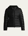 Moncler Ige Short Down Puffer Jacket In Black