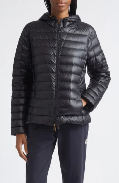 Moncler Igelhood Down Puffer Jacket In Black