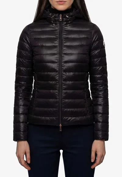 Moncler Igelhood Short Down Jacket In Black