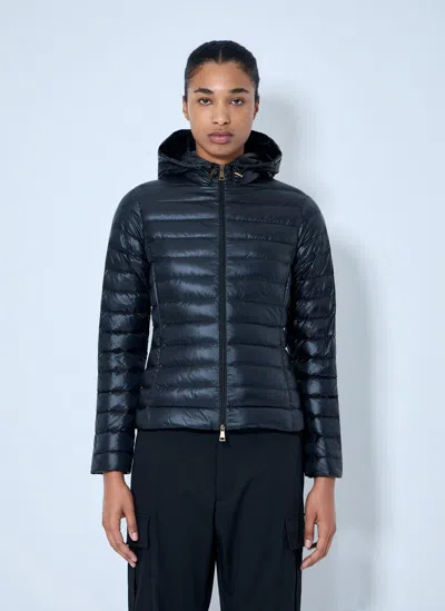 Moncler Igelhood Short Down Jacket In Blue