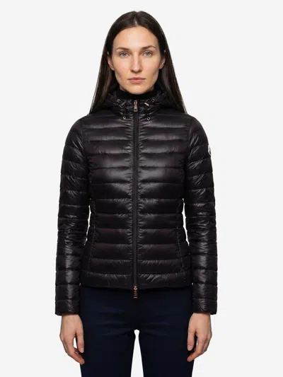 Moncler Igelhood Short Down Jacket In Longue Saison In Black