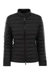 Moncler Black Walibi Short Down Jacket In Black