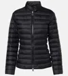Moncler Black Walibi Short Down Jacket In 0