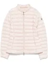 Moncler High Neck Quilted Jacket In Multi