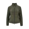 Moncler Women Igelle Short Down Jacket In Green