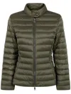 Moncler Women Igelle Short Down Jacket In Green