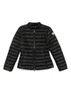 Moncler Polyamide Igelle Jacket High Collar Quilted In Black
