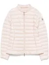 Moncler High Neck Quilted Jacket In Multi
