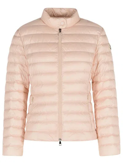 MONCLER MONCLER 'IGELLE' PINK POLYAMIDE DOWN JACKET