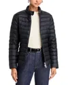 Moncler Lans Quilted Padded Shell Down Jacket In Black