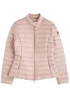 Moncler Igelle Quilted Shell Jacket In Pink Light