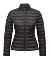 Moncler Polyamide Igelle Jacket High Collar Quilted In Black