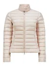 Moncler Igelle Short Down Jacket Pink In Pink & Purple
