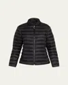 Moncler Igelle Slim Short Down Jacket In Black