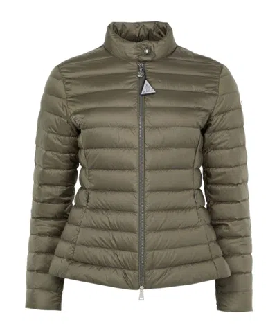 Moncler Igelle Zipper Cotton Suit In Military Green