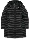 Moncler Hooded Down Jacket In Black