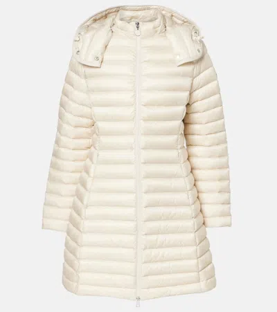 Moncler Igelong Down Coat In White